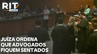 Juíza ordena que advogados de Jairinho fiquem sentados: 'Estou me sentindo afrontada'