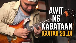 Awit ng Kabataan - Rivermaya (Guitar Solo Cover)