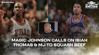 Magic Johnson Calls On MJ and Isiah Thomas To Squash Their Beef | ALL THE SMOKE | Full Ep Tomorrow