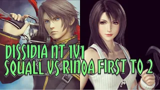 Dissidia Final Fantasy NT 1v1 - Squall Vs Rinoa First To 2