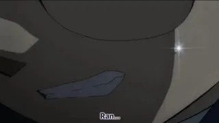 Conan cry because he couldn't find Ran