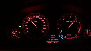 Bmw F10 525d 0-140 km/h Acceleration 300hp Stage1