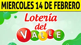 Resultados Lotería del VALLE del Miércoles 14 de Febrero de 2024  PREMIO MAYOR 😱💰🚨