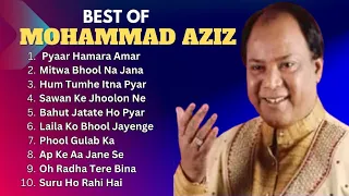 💞 Mohammad Aziz & Anuradha Paudwal ❣️ Bollywood TOP 10 Hindi song