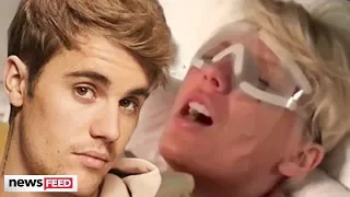 Justin Bieber Makes Fun Of Taylor Swift's Post-Surgery Video