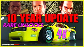 GTA Online | 10 YEAR Anniversary UPDATE | UNLOCKS & RARE CLOTHING!