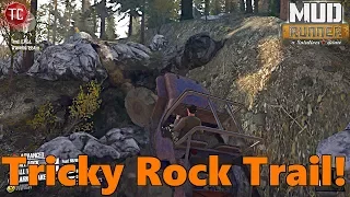 SpinTires Mud Runner: REALISTIC, CHALLENGING ROCK CRAWLING TRAIL!