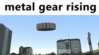 Metal Gear Rising (literally)