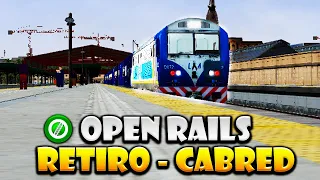 Open Rails Argentina | LINEA SAN MARTIN - Retiro -  Cabred (ÉPOCA ACTUAL)
