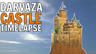 Mediterranean Minecraft Castle Building Timelapse | Darvaza Part 1
