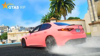 СТОИТ ЛИ ПОКУПАТЬ ALFA ROMEO GIULIA В ГТА 5 РП? ОБЗОР И ТЕСТ АЛЬФА РОМЕО ДЖУЛИЯ В GTA 5 RP RAINBOW