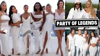 Jay-Z, Beyoncé, Kim Kardashian Turn the Hamptons Upside Down | 4th of July Party White Dress Amazing