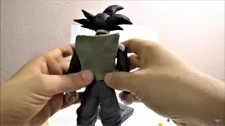 Como hacer GOKU BLACK Escultura plastilina | How to Black Goku in clay | DibujAme Un DB Super