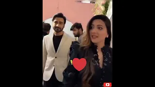 Beautiful Couple CBA Arsalan Naseer and Aymen Saleem // Love Birds In Birthday party