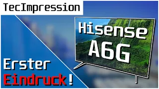 400€ 4K-LED TV! Hisense A6BG: MEIN erster EINDRUCK! | Verarbeitung, Anschlüsse und erste Messwerte!