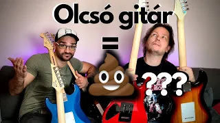 "Kezdő" gitárok - melyik a legjobb? Olcsó Gitár Teszt Dandó Zolikával🎸🔥