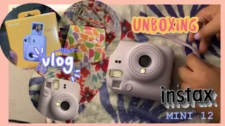 Unboxing Instax Mini 12 // Lilac Purple // Aesthetic // Philippines