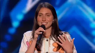 GOLDEN BUZZER - LILY MEOLA'S EMOTIONAL ORIGINAL SONG MADE HEIDI KLUM INTO TEARS #lilymeola #agt