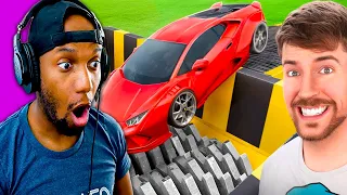 MrBeast Lamborghini Vs Shredder Reaction