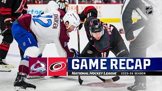 Avalanche @ Hurricanes 2/8 | NHL Highlights 2024