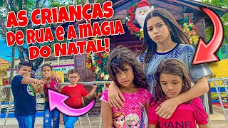 AS CRIANÇAS DE RUA E A MAGIA DO NATAL! 😭💔🎄