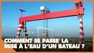 LE moment clé de la construction du navire