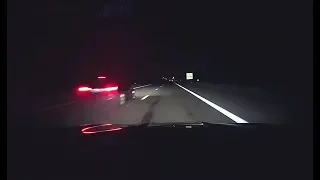 BMW tire exploding at ~200km/h