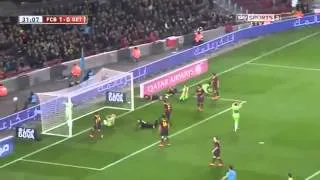 Barcelona vs Getafe 4-0 All Goals & Highlights 08.01.2014