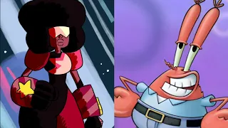 Garnet Vs Mr Krabs | Stronger Than You Mashup