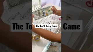The Tooth Fairy came to visit 🧚🏼‍♀️
