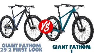 Giant Fathom 29 2 First Look vs Giant Fathom 1 (2021) Bike Comparison: Understanding Differences
