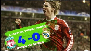 Liverpool vs Real Madrid 4-0 UCL 2008/2009 Round of 16 ( Extended Highlights )