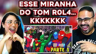 REACT VOICE MAKERS | [SEM SPOILERS] AMIGO OCULTO DOS HOMENS-ARANHAS - PARTE 1