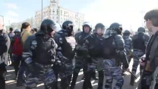 А в Москве прошла многотысячная антикоррупционная акция протеста