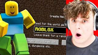 NIGDY NIE GRAJ NA SEEDZIE ROBLOX W MINECRAFT 🤯🫣!!