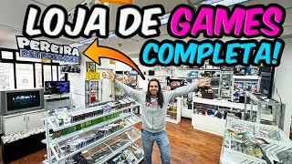 Loja de Games em São Paulo Completa #retrogames #games #nintendo #playstation #xbox