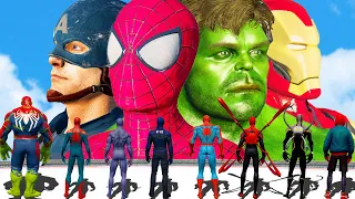 TEAM SPIDER MAN VS MARVEL AVENGERS | SUPERHEROES EPIC BATTLE