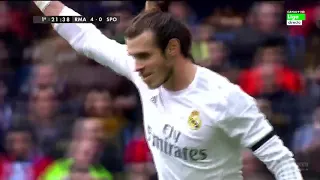 Gareth Bale vs Sporting Gijon (H) 2015-16