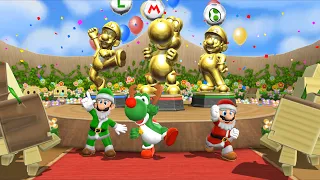 Mario Party 9 Mod - Step It Up 1 Vs Rivals - Team Santa Luigi Vs Sonic (Master Cpu)