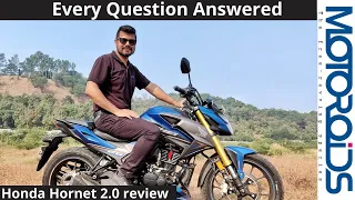 Honda Hornet 2.0 In-Depth Review | Hindi | A High-quality, Refined Machine | Motoroids