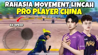 RAHASIA KECEPATAN MOVEMENT PRO PLAYER | PUBG MOBILE