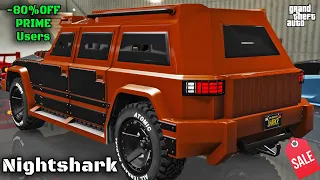 Nightshark Review & Best Customization | SALE for PRIME Users | GTA Online | Best Armored SUV? NEW!