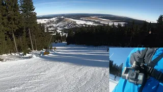 Skiareál Klínovec (gopro + gimbal, 4K)