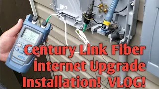 Fastest Upload Speed! Century Link Quantum Fiber Internet Installation!  Leaving Comcast Xfinity!