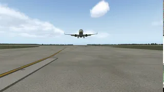 X-Plane 11 Boeing 737-800 landing in Boryspil Airport (UKBB) Kyiv, Ukraine