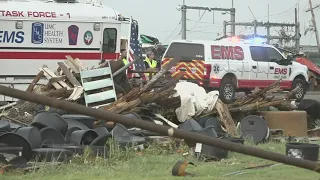 Tornadoes tear through northwest Texas town, killing 4 people and causing widespread damage