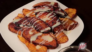 😋👌🍯Como hacer "PLATANOS FRITOS" Receta🍌🥛🍌