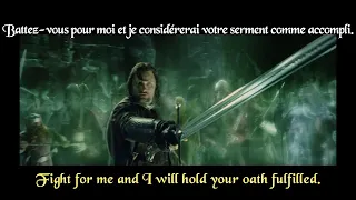 FRENCH LESSON - learn french with movies - Lord of the Rings ( The Return of the King part5 )