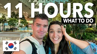 🇰🇷 11 HOUR Long Layover in Incheon International Airport Vlog - WHAT TO DO!