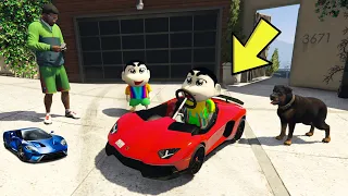 GTA 5: FRANKLIN GIFTED NEW SUPER RC TOY CAR TO SHINCHAN PINCHAN AND CHOP! (GTA 5 Mods)